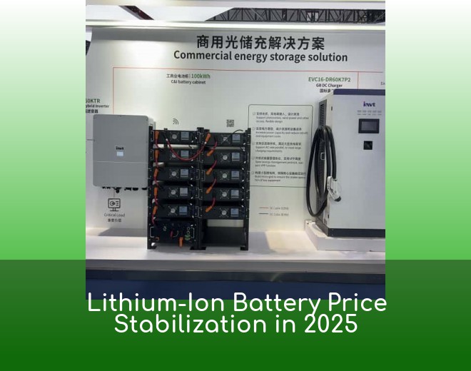 Lithium-Ion Battery Price Stabilization in 2025
